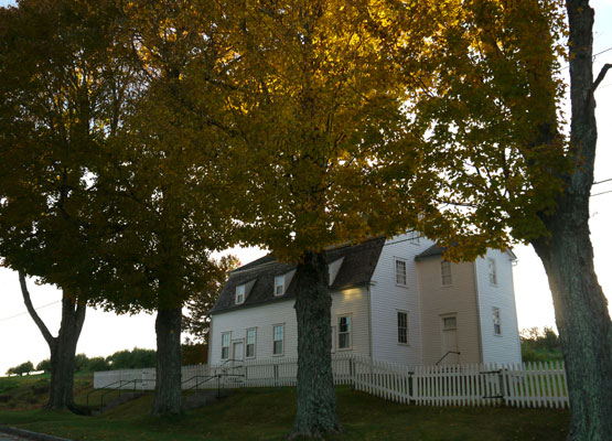 Shaker Meeting House Sabbathday Lake Village Maine