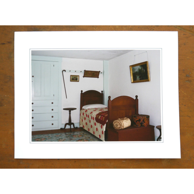 Sabbathday Lake Shaker Village Blank Card by Peg Becksvoort