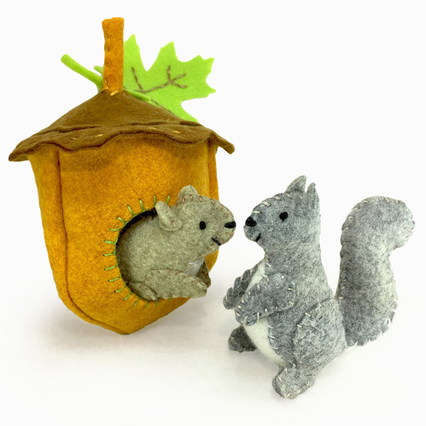 Scampering Squirrels Whimsy by Heidi Boyd