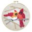 Cardinal Whimsy Hoop Kit by Heidi Boyd