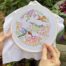 Hummingbirds Nature Studies Embroidery Hoop Whimsy Kit by Heidi Boyd