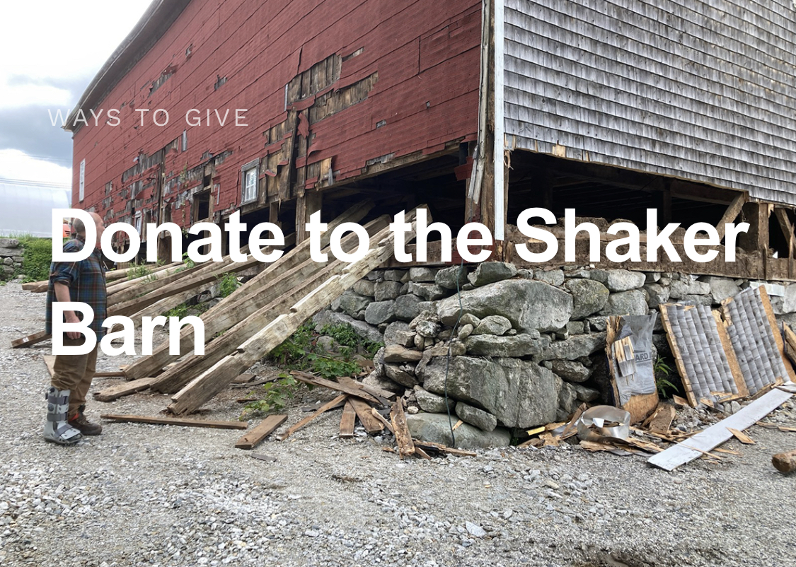 Donate to the Shaker Barn