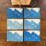 Barn Peak Cyanotype Postcards of Shaker Village by Cole Caswell