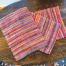 Hand Woven Rag Rug Placemat by Susy Perrine