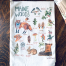 Maine Woods- Wild Rosie Tea Towels