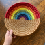 Large Rainbow Bowl Hand woven by Ange Muhorakeye