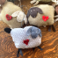Sheep Ornament handmade by Bonnie Faulkner for Shaker Village